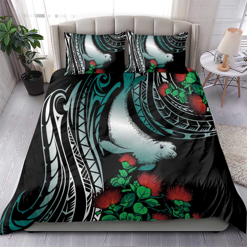 Aloha Hawaii Monk Seal Bedding Set Mix Ohia Lehua