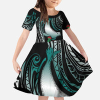 Aloha Hawaii Monk Seal Family Matching Off The Shoulder Long Sleeve Dress and Hawaiian Shirt Mix Ohia Lehua