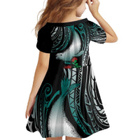 Aloha Hawaii Monk Seal Family Matching Off The Shoulder Long Sleeve Dress and Hawaiian Shirt Mix Ohia Lehua