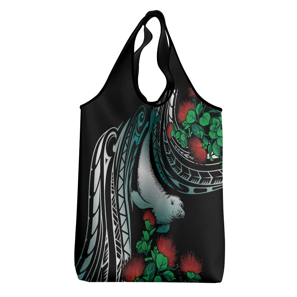 Aloha Hawaii Monk Seal Grocery Bag Mix Ohia Lehua