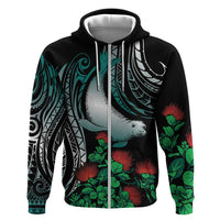Aloha Hawaii Monk Seal Hoodie Mix Ohia Lehua