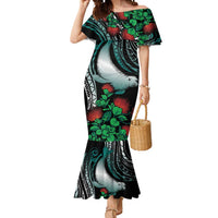 Aloha Hawaii Monk Seal Mermaid Dress Mix Ohia Lehua