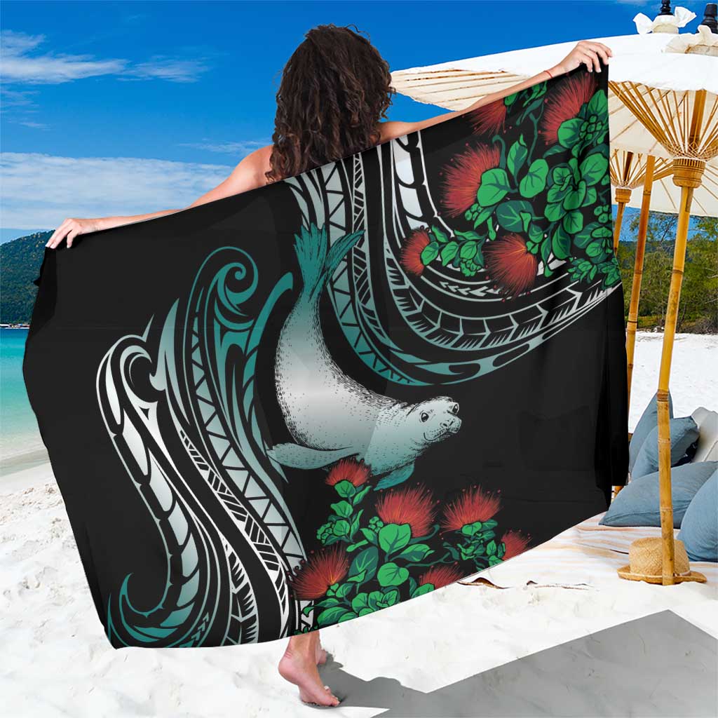 Aloha Hawaii Monk Seal Sarong Mix Ohia Lehua