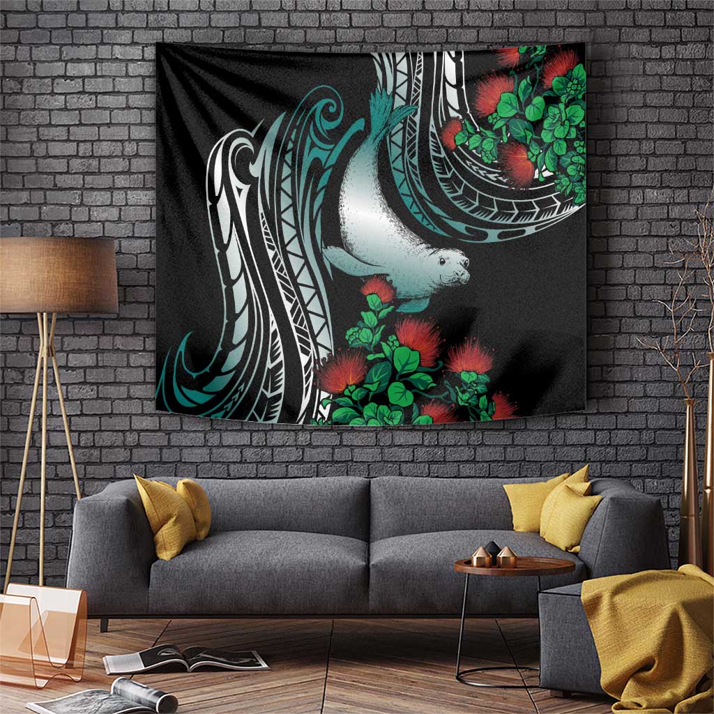 Aloha Hawaii Monk Seal Tapestry Mix Ohia Lehua