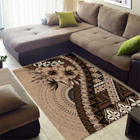 Bula Fiji Area Rug Mocha Brown Kaivity Masi Tapa