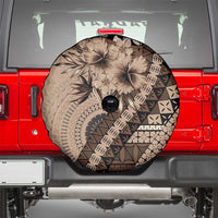 Bula Fiji Spare Tire Cover Mocha Brown Kaivity Masi Tapa