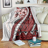 Bula Fiji Blanket White Kaivity Masi Tapa