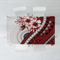 Bula Fiji Tablecloth White Kaivity Masi Tapa