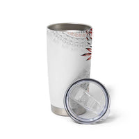 Bula Fiji Tumbler Cup White Kaivity Masi Tapa LT7 - Polynesian Pride