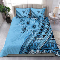 Bula Fiji Bedding Set Turquoise Kaivity Masi Tapa