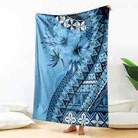 Bula Fiji Blanket Turquoise Kaivity Masi Tapa