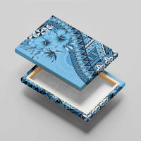 Bula Fiji Canvas Wall Art Turquoise Kaivity Masi Tapa
