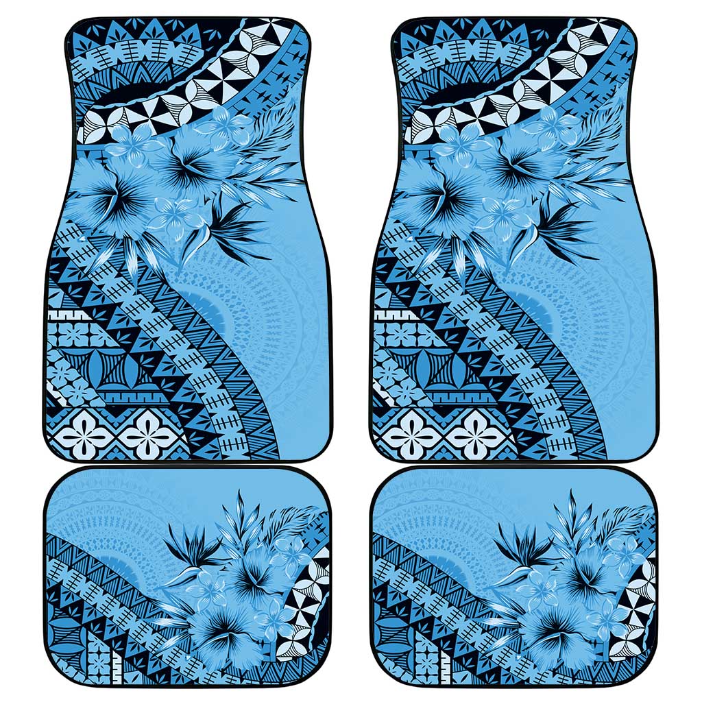 Bula Fiji Car Mats Turquoise Kaivity Masi Tapa