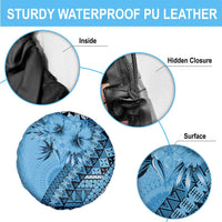 Bula Fiji Spare Tire Cover Turquoise Kaivity Masi Tapa