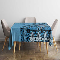 Bula Fiji Tablecloth Turquoise Kaivity Masi Tapa