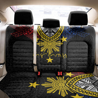 Philippines Heritage Baybayin Mix Polynesian Back Car Seat Cover LT7 - Polynesian Pride