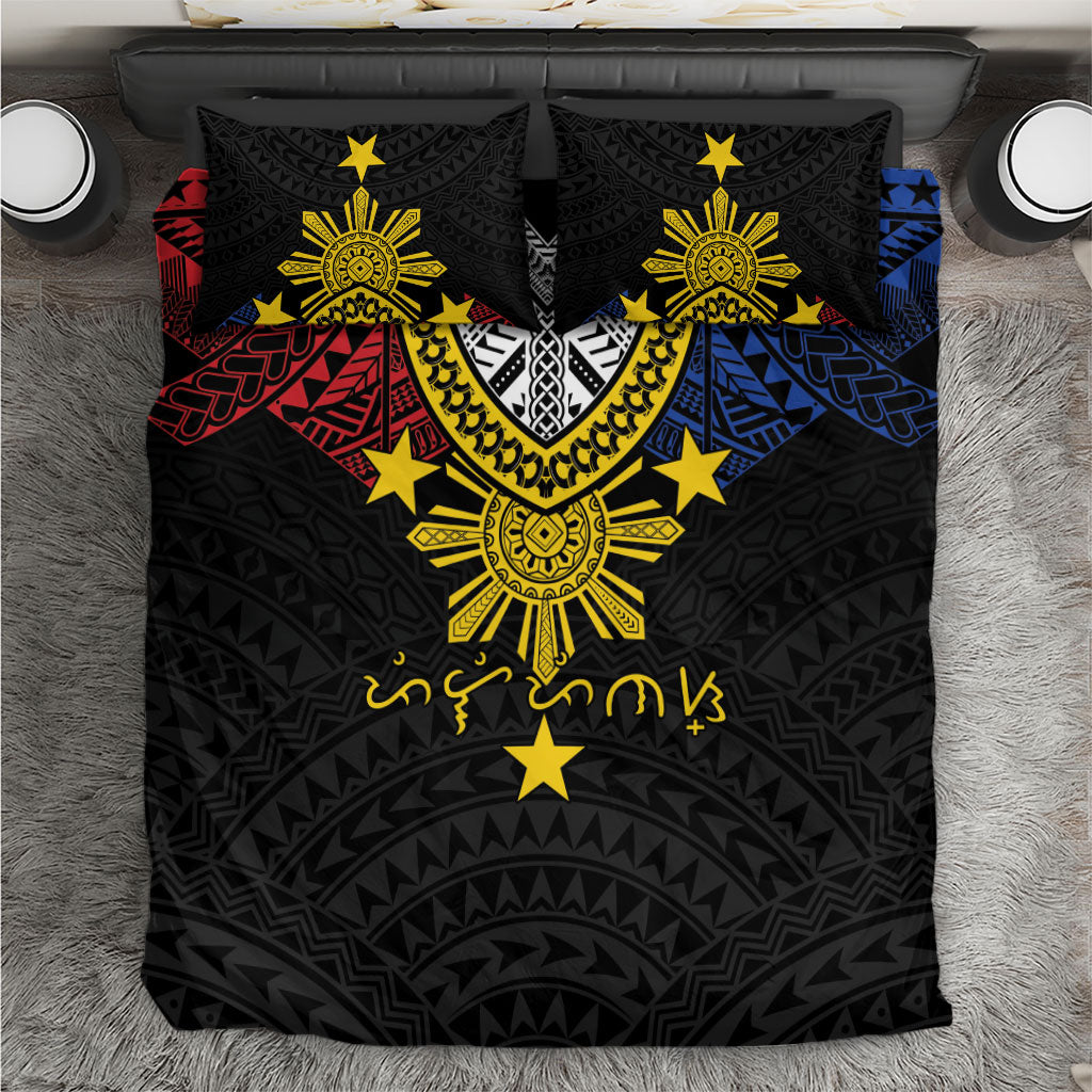 Philippines Heritage Baybayin Mix Polynesian Bedding Set