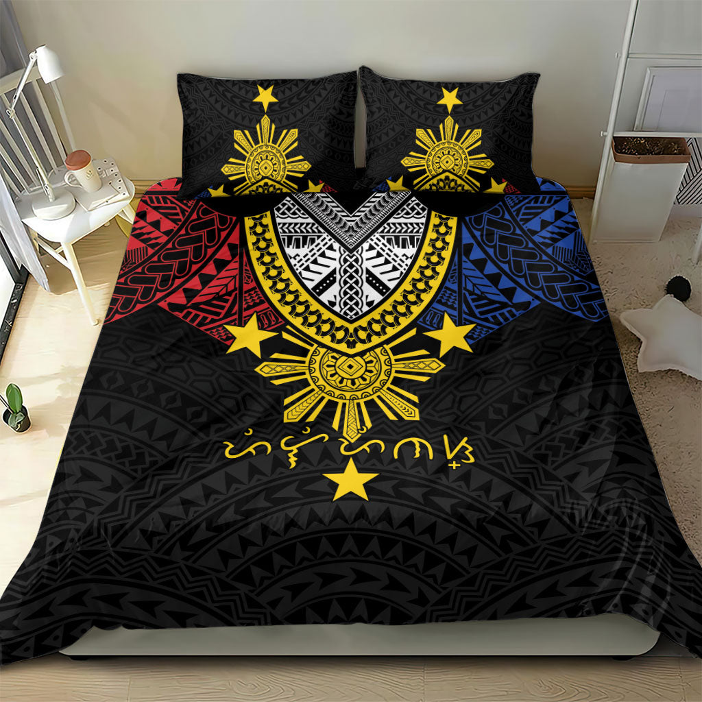 Philippines Heritage Baybayin Mix Polynesian Bedding Set