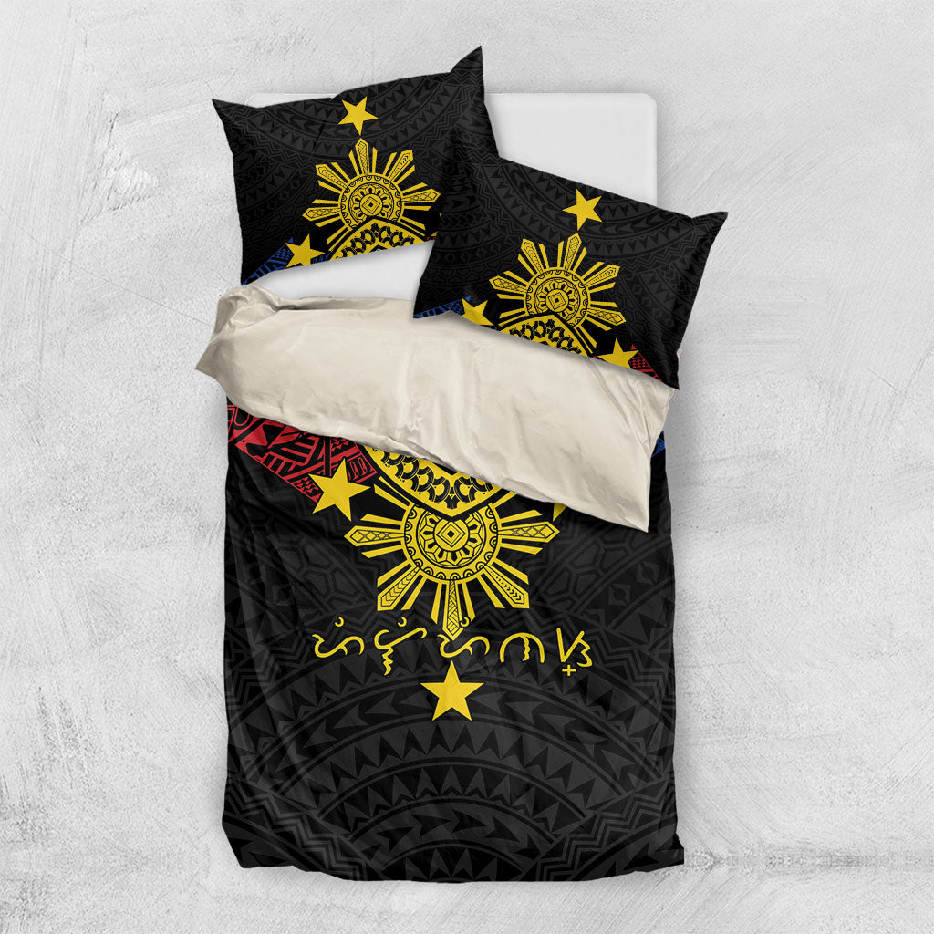 Philippines Heritage Baybayin Mix Polynesian Bedding Set