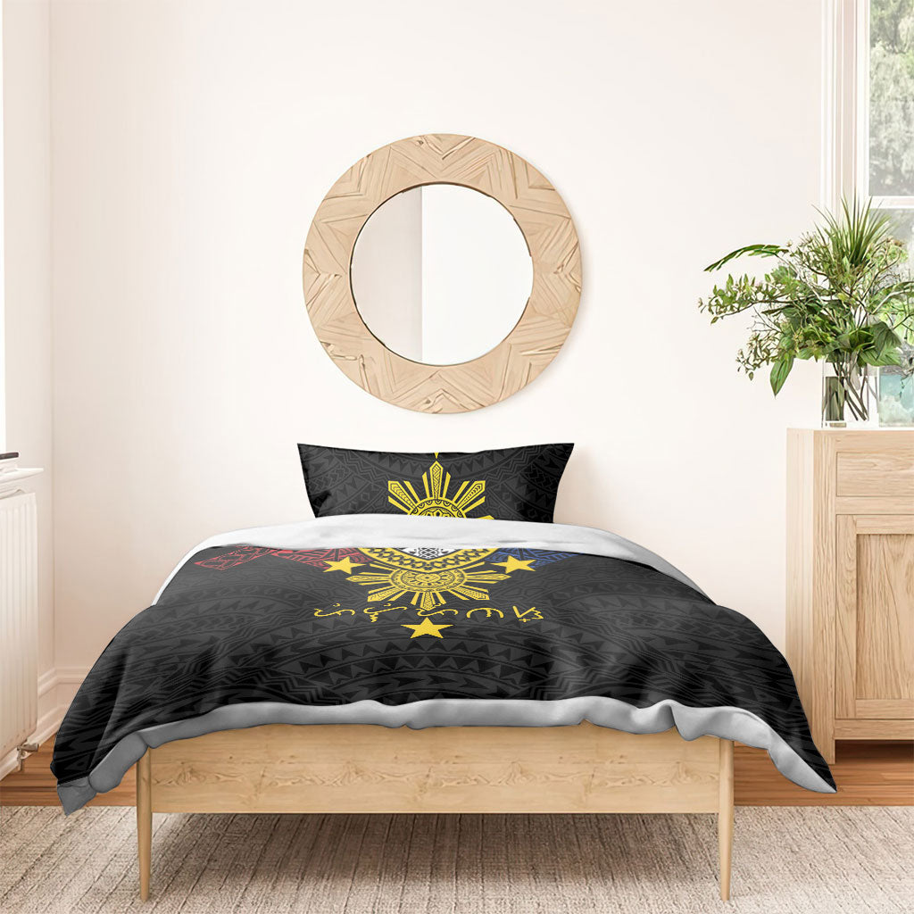Philippines Heritage Baybayin Mix Polynesian Bedding Set