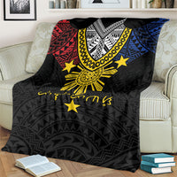 Philippines Heritage Baybayin Mix Polynesian Blanket LT7 - Polynesian Pride