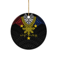 Philippines Heritage Baybayin Mix Polynesian Ceramic Ornament LT7 - Polynesian Pride
