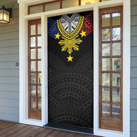 Philippines Heritage Baybayin Mix Polynesian Door Cover