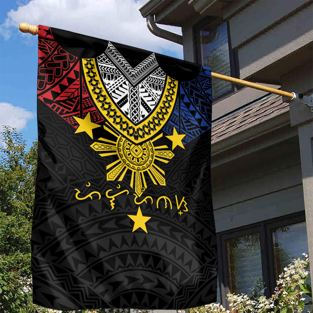 Philippines Heritage Baybayin Mix Polynesian Garden Flag