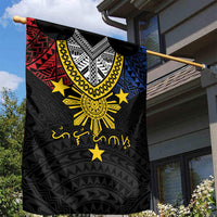 Philippines Heritage Baybayin Mix Polynesian Garden Flag