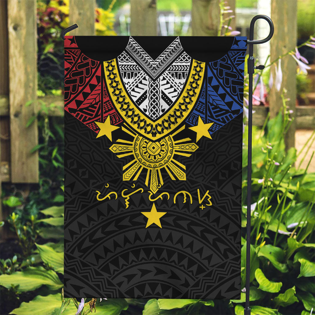 Philippines Heritage Baybayin Mix Polynesian Garden Flag