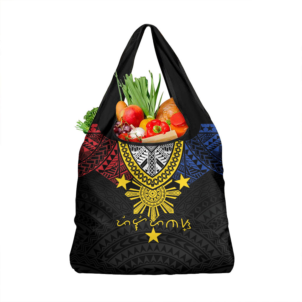 Philippines Heritage Baybayin Mix Polynesian Grocery Bag