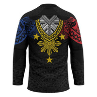 Philippines Heritage Baybayin Mix Polynesian Hockey Jersey