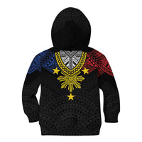 Philippines Heritage Baybayin Mix Polynesian Kid Hoodie
