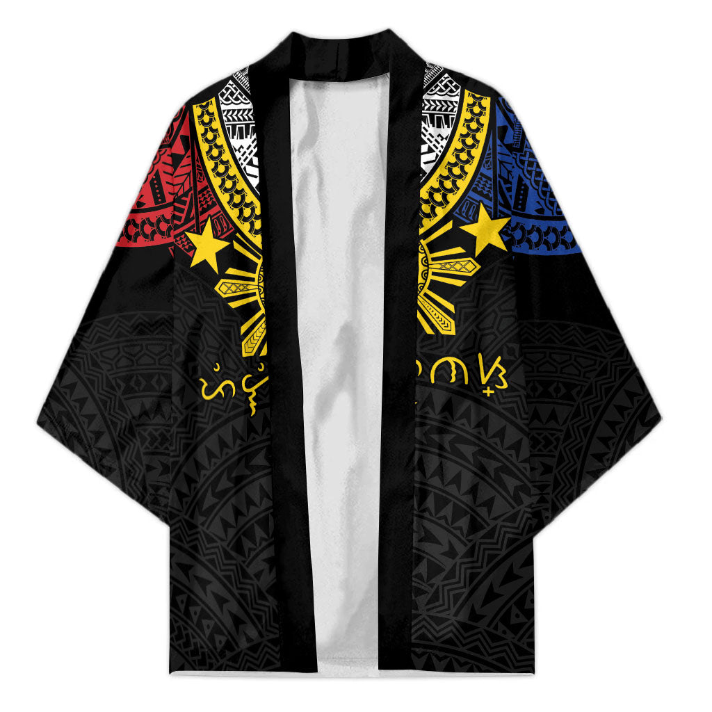 Philippines Heritage Baybayin Mix Polynesian Kimono