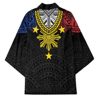 Philippines Heritage Baybayin Mix Polynesian Kimono