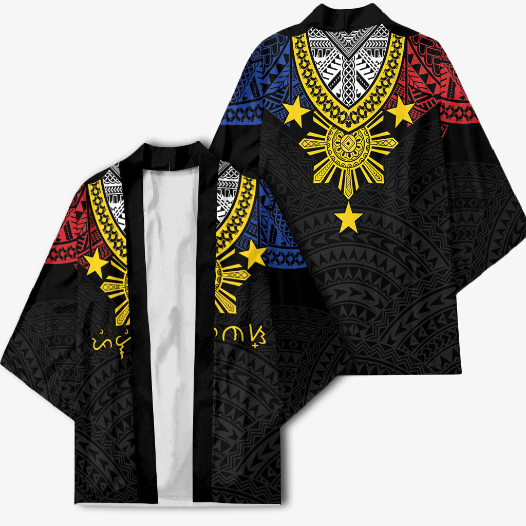 Philippines Heritage Baybayin Mix Polynesian Kimono