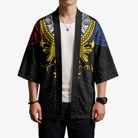 Philippines Heritage Baybayin Mix Polynesian Kimono