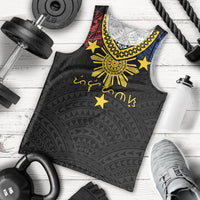 Philippines Heritage Baybayin Mix Polynesian Men Tank Top