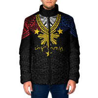 Philippines Heritage Baybayin Mix Polynesian Padded Jacket