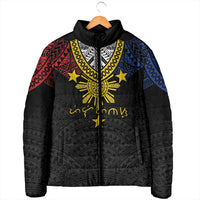 Philippines Heritage Baybayin Mix Polynesian Padded Jacket