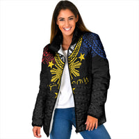 Philippines Heritage Baybayin Mix Polynesian Padded Jacket