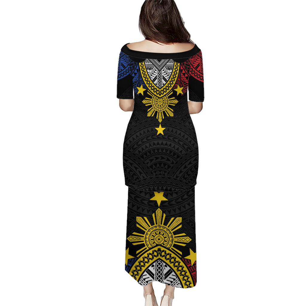 Philippines Heritage Baybayin Mix Polynesian Puletasi LT7 - Polynesian Pride