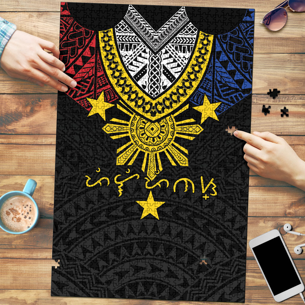 Philippines Heritage Baybayin Mix Polynesian Puzzle