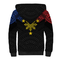 Philippines Heritage Baybayin Mix Polynesian Sherpa Hoodie LT7 - Polynesian Pride