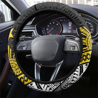 Philippines Heritage Baybayin Mix Polynesian Steering Wheel Cover