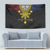 Philippines Heritage Baybayin Mix Polynesian Tapestry