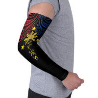 Philippines Heritage Personalized Arm Sleeves Baybayin Philipinas Sun