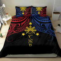 Philippines Heritage Bedding Set Baybayin Philipinas Sun