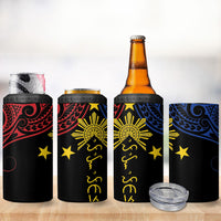 Philippines Heritage 4 in 1 Can Cooler Tumbler Baybayin Philipinas Sun LT7 - Polynesian Pride