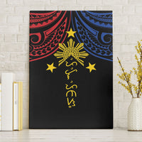Philippines Heritage Canvas Wall Art Baybayin Philipinas Sun